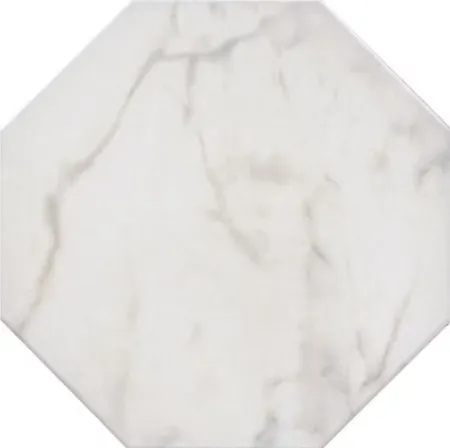 Керамогранит белый матовый под мрамор 0,7х24х24 см