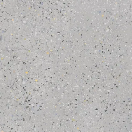 Керамогранит серый матовый терраццо 0,9х90х90 см