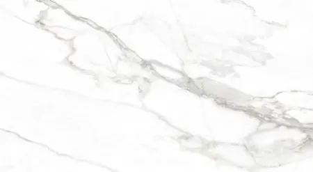 Керамогранит белый сатиновый под мрамор 0,8х100х180 см