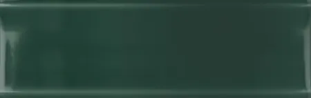 Плитка зеленая глянцевая моноколор 0,95х6,5х20 см