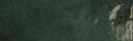 Плитка зеленая глянцевая под кирпич 0,83х6,5х20 см