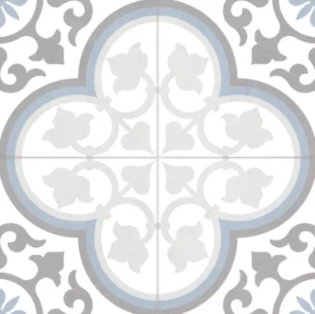 Керамогранит серый матовый вид 2 пэчворк 0,95х45х45 см