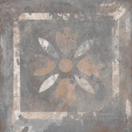 Керамогранит коричневый матовый декорированный под бетон 0,85х50,2х50,2 см