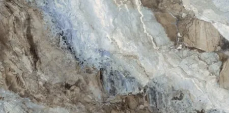 Керамогранит серый глянцевый вид 2 под мрамор 1х60х120 см