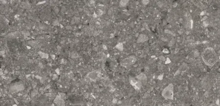 Керамогранит темно-серый LLR легко-лаппатированный терраццо 1х60х120 см