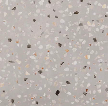 Керамогранит серый матовый терраццо 0,95х60х60 см