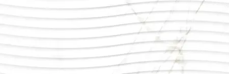 Плитка белая матовая вид 3 под мрамор 1,35х33,3х100 см