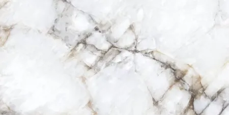 Керамогранит белый глянцевый вид 1 под мрамор 1х60х120 см