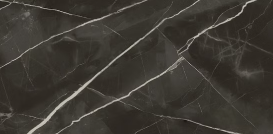 Керамогранит черный матовый вид 1 под мрамор 0,9х60х120 см