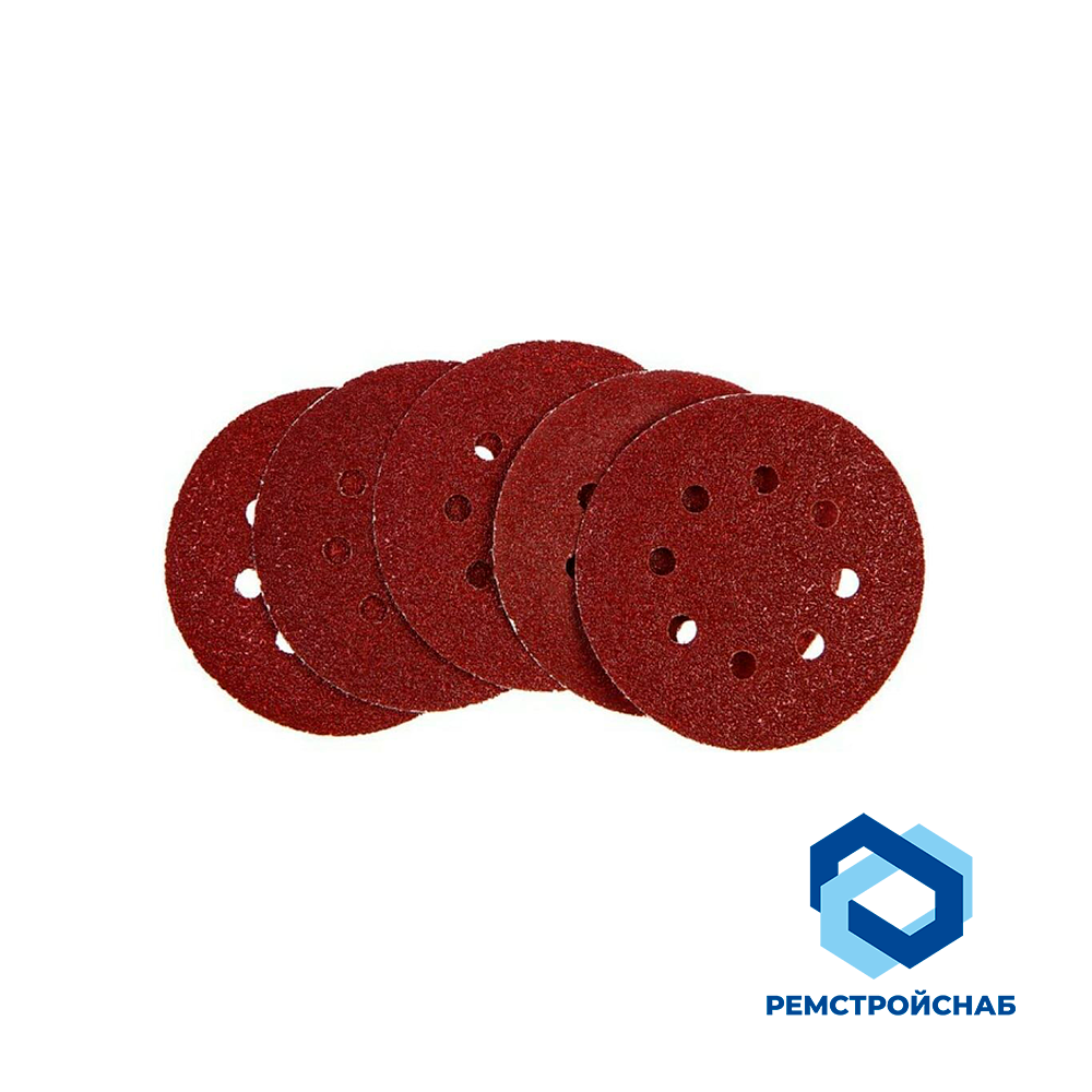 Шлифовальный круг на липучке ПЕРФ. D125 Р240 (компл. 100 шт.)