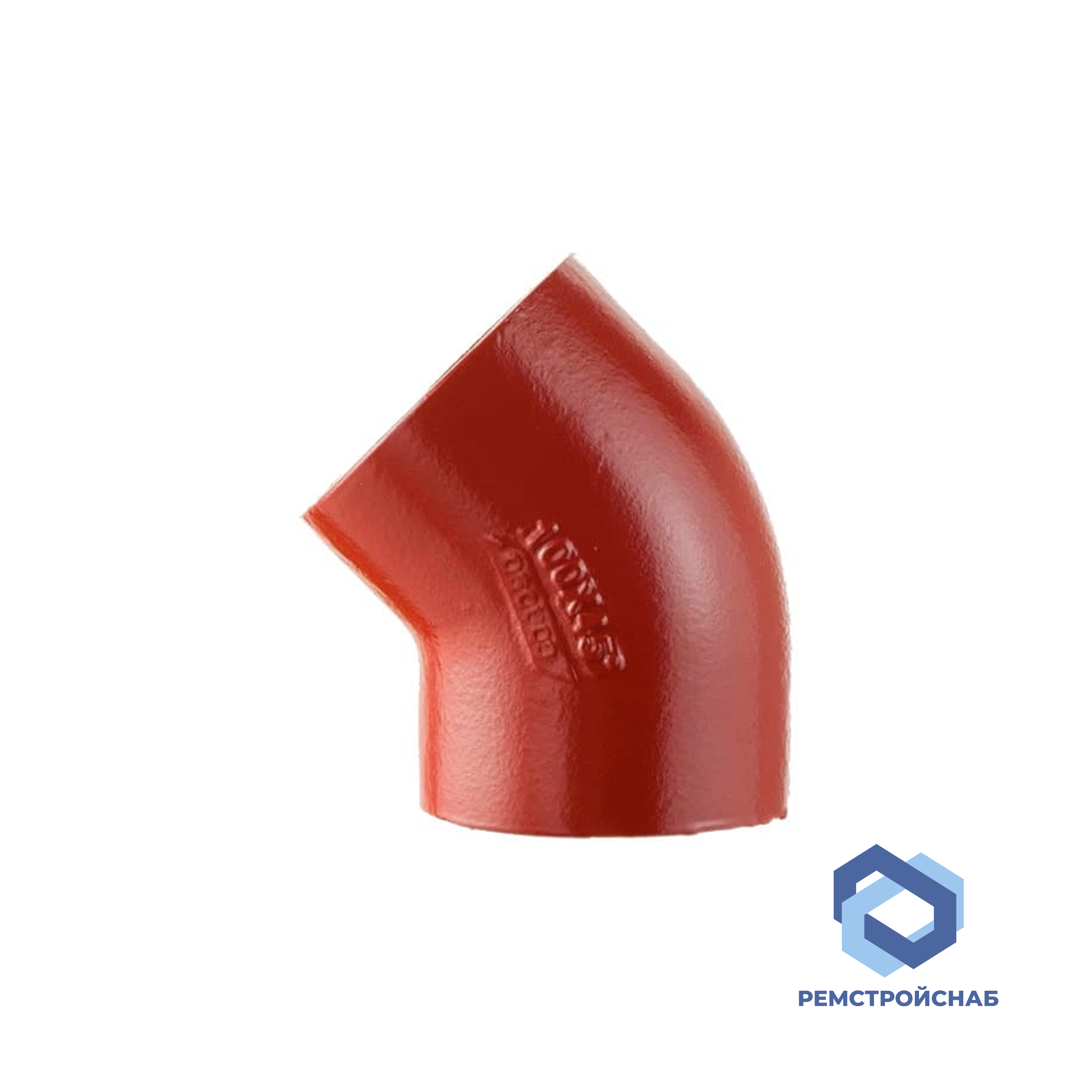 Отвод чугунный SML безраструбный 15 гр Ду 125