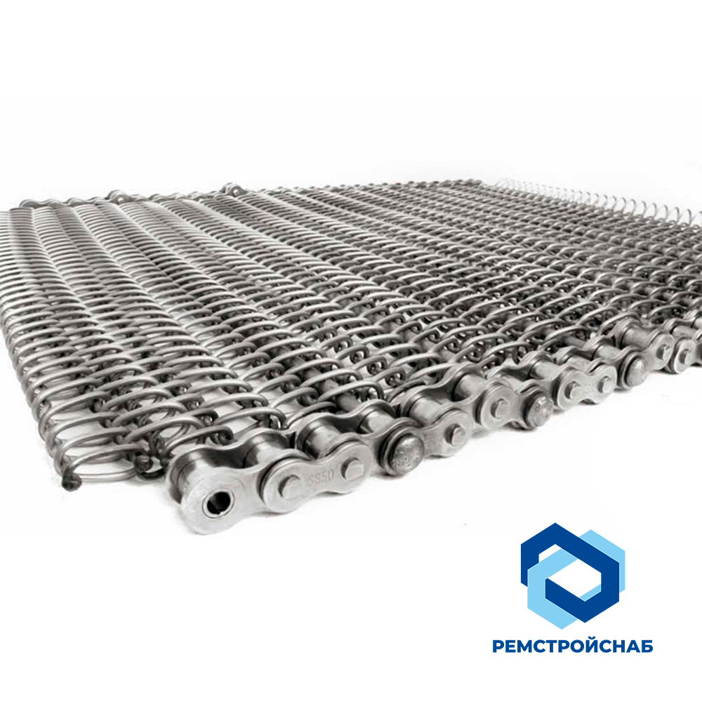 Одинарная транспортерная сетка Тип-5 св08г2с 12x8x7 ТУ 14-4-168-88 строительная с ромбическими ячейками общего назначения в рулонах