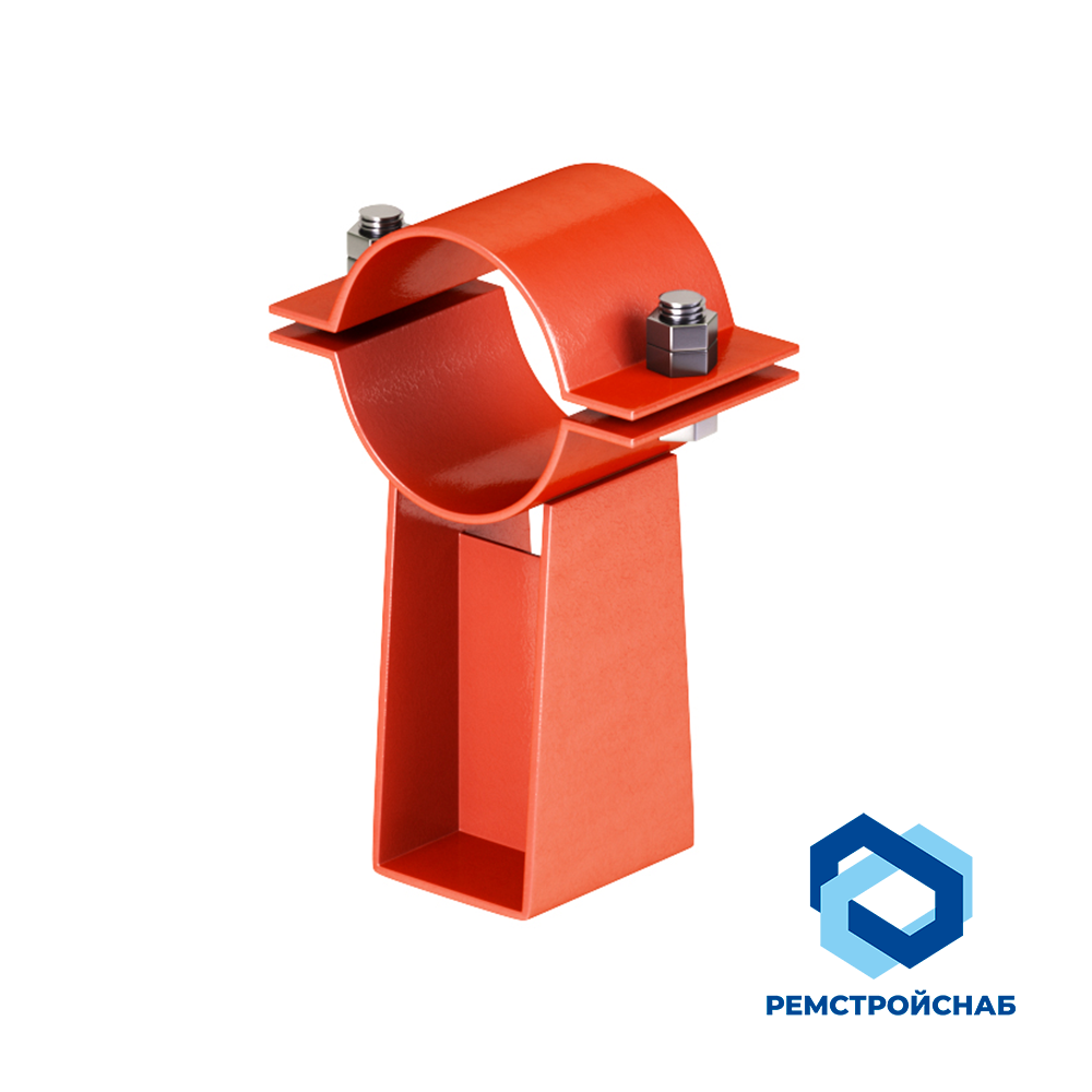 Скользящая опора с плоским хомутом сталь 20 14x2x0.42 Л8-511.000