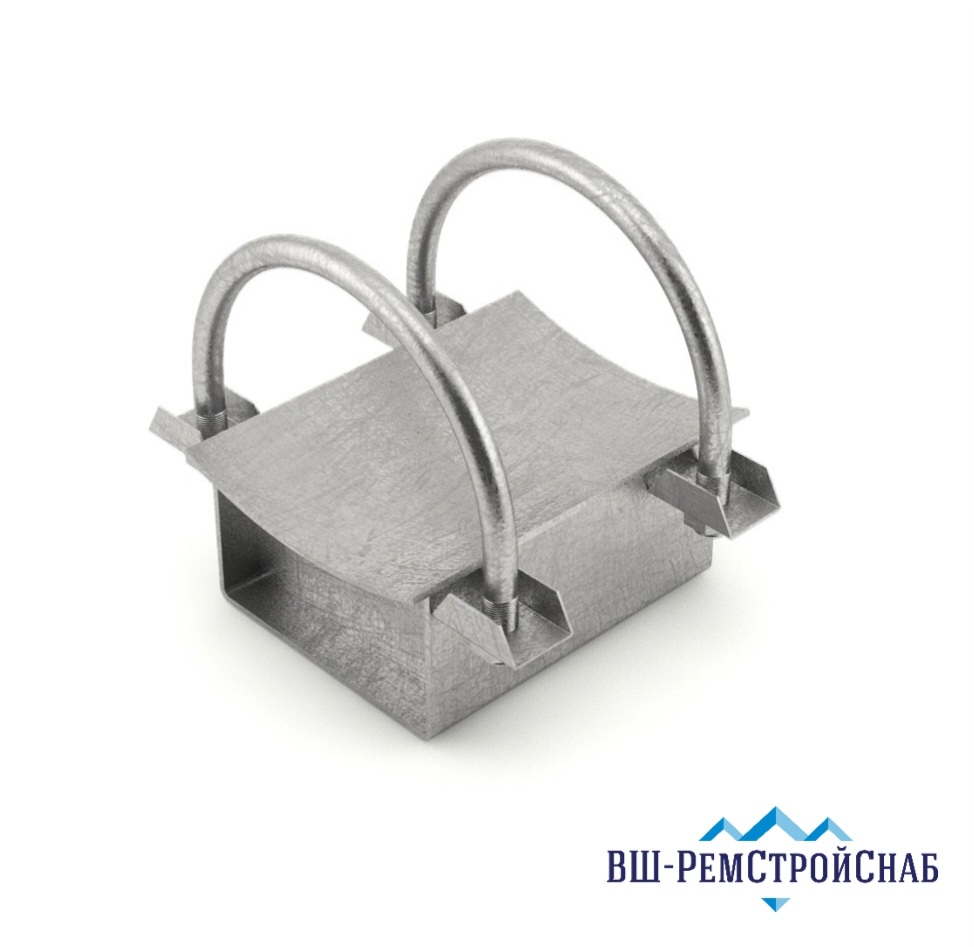 Двуххомутовые неподвижные опоры 12Х18Н10Т 245x328x30.5 ОСТ 108.275.38-80
