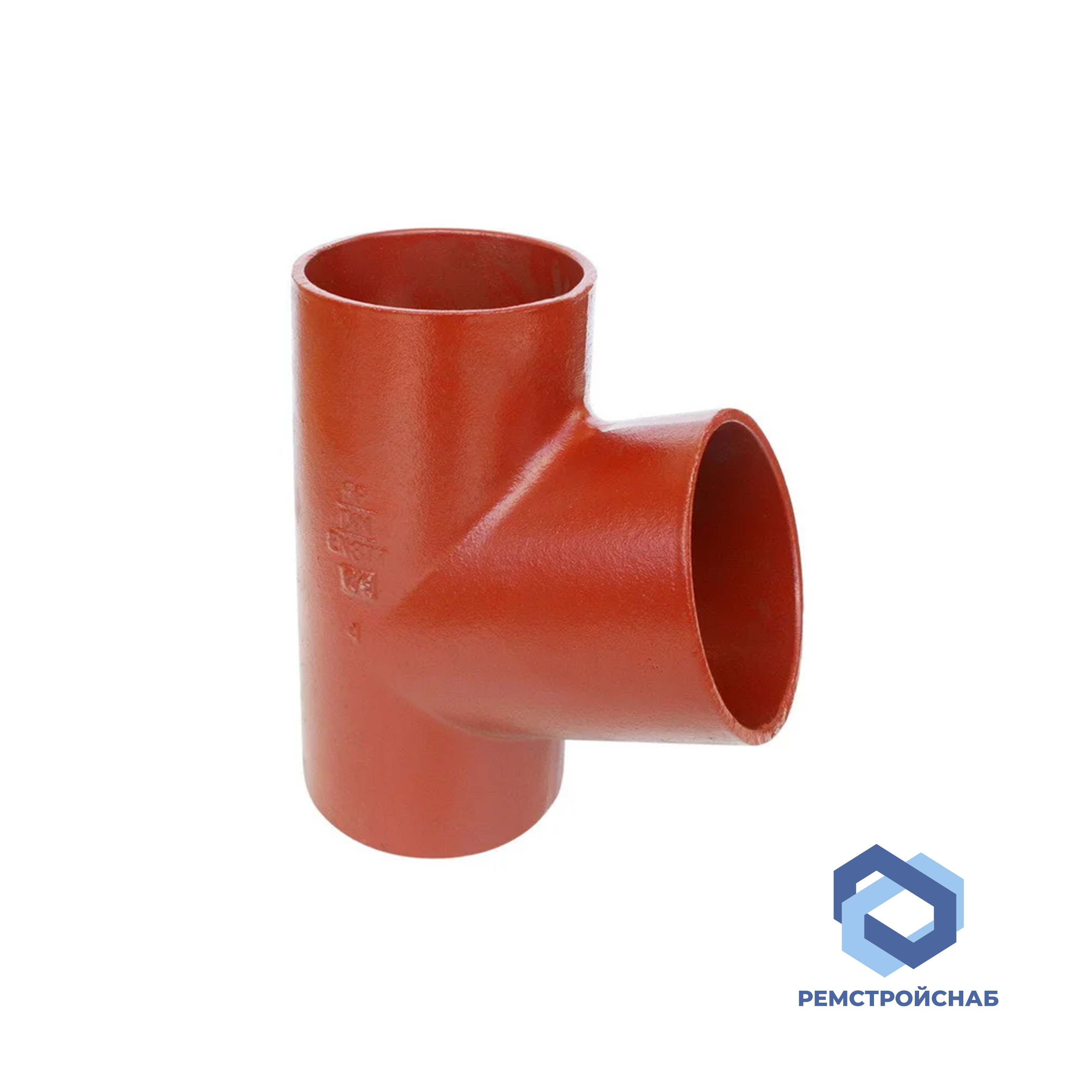 Тройник чугунный SML безраструбный 90 гр Ду 100x100 мм