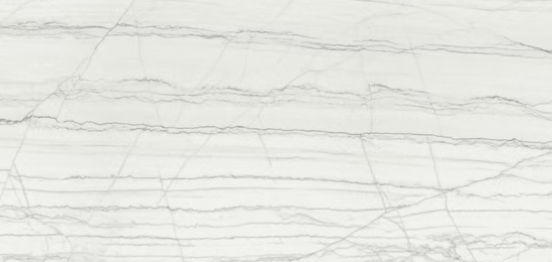 Керамогранит белый сатиновый вид 3 под мрамор 0,9х60х120 см