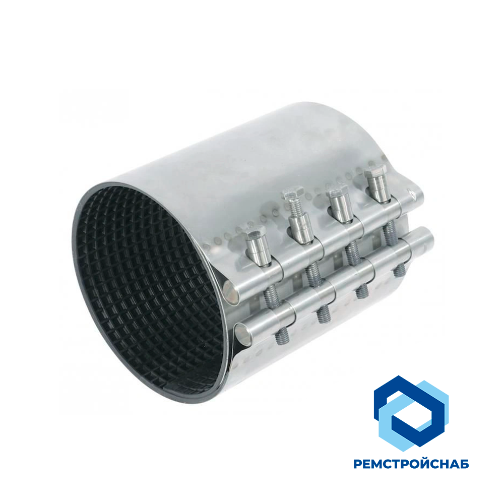 Хомут для чугунных труб сталь 20 159x5x2.1 ГОСТ 24140-80