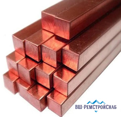 Квадрат медный М2р 200x200 ГОСТ 1535 - 2006