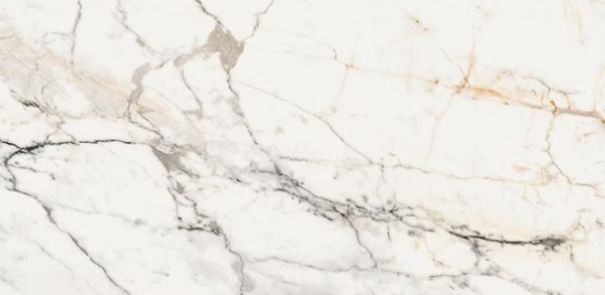 Керамогранит белый глянцевый вид 1 под мрамор 0,65х60х120 см