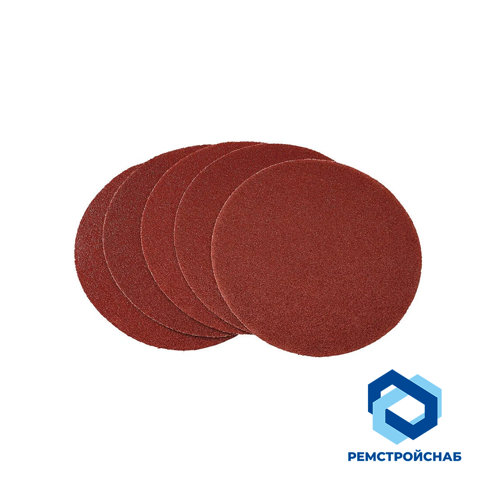 Шлифовальный круг на липучке D125 Р40 (компл. 10 шт.)