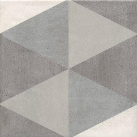 Керамогранит мультиколор матовый под бетон 6,9х20х20 см