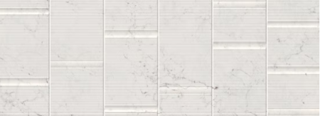 Плитка белая матовая вид 2 под мрамор 1,03х45х120 см