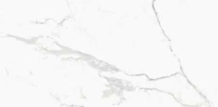 Керамогранит белый лаппатированный вид 1 под мрамор 0,9х60х120 см