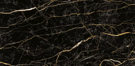 Керамогранит черный матовый вид 2 под мрамор 0,9х60х120 см