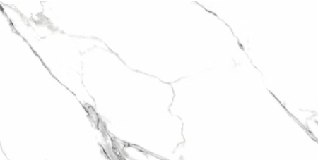 Керамогранит белый матовый вид 1 под мрамор 1х60х120 см