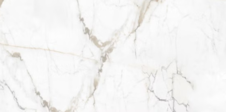 Керамогранит белый структурный ретифицированный под мрамор 1х60х120 см