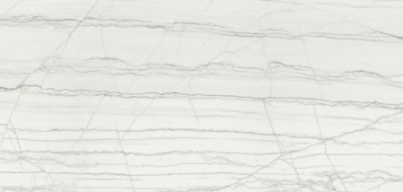 Керамогранит белый сатиновый вид 3 под мрамор 0,9х60х120 см