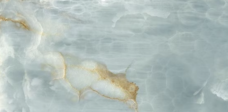 Керамогранит голубой глянцевый под мрамор 0,65х60х120 см