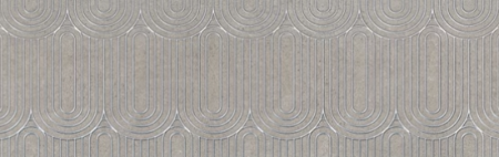 Керамогранит серый матовый декорированный обрезной под камень 0,9х25х75 см