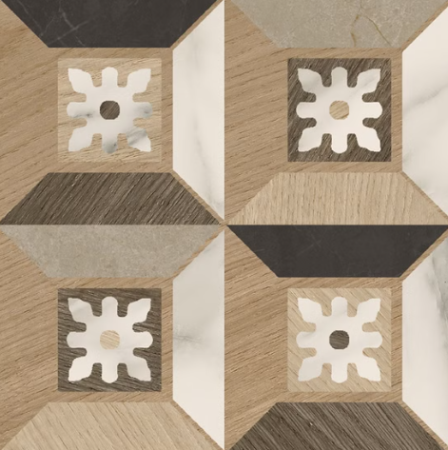 Керамогранит мультиколор матовый под дерево 1х20х20 см