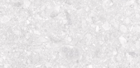 Керамогранит белый LLR легко-лаппатированный терраццо 1х60х120 см