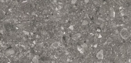 Керамогранит темно-серый LLR легко-лаппатированный терраццо 1х60х120 см