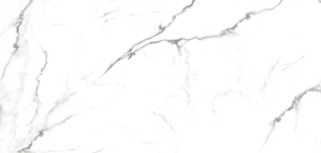 Керамогранит белый LLR легко-лаппатированный вид 4 под мрамор 1х60х120 см
