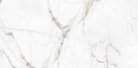 Керамогранит белый LLR легко-лаппатированный вид 2 под мрамор 1х60х120 см